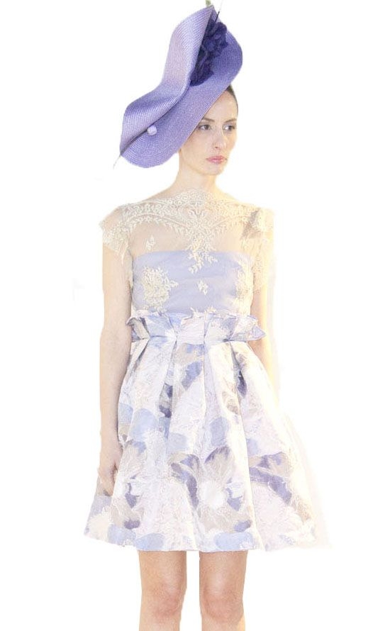 falda brocada y blusa bouret silueta